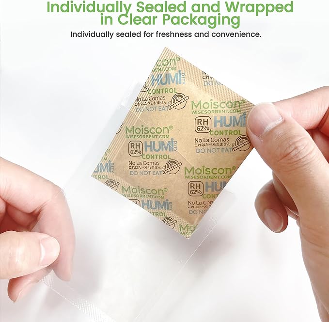 62% Size 8 Two-Way Humidity Control Packs, 105 Pack 8 Gram - Image 4