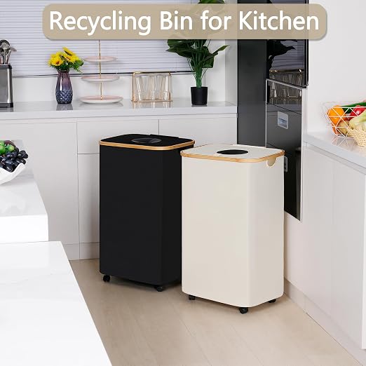 efluky Recycle Bins for Kitchen 100L, Recycling Bin - Image 7