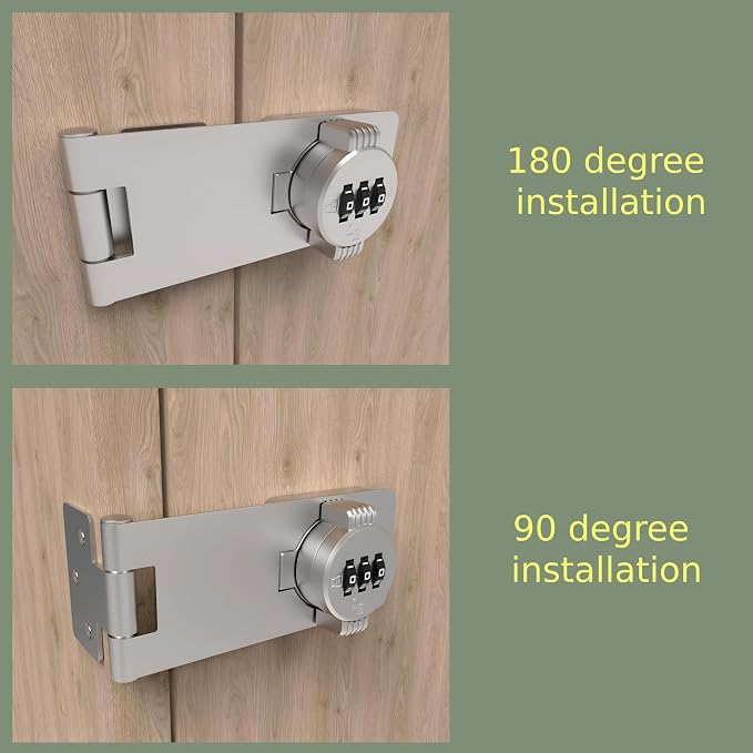 Keyless Combination Lock – 3-Digit Combination Lock - Image 3