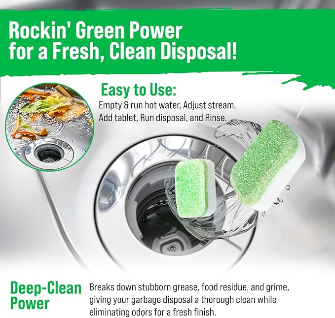 Rockin' Green Deep Cleaning and Deodorizing Tablets - Image 2