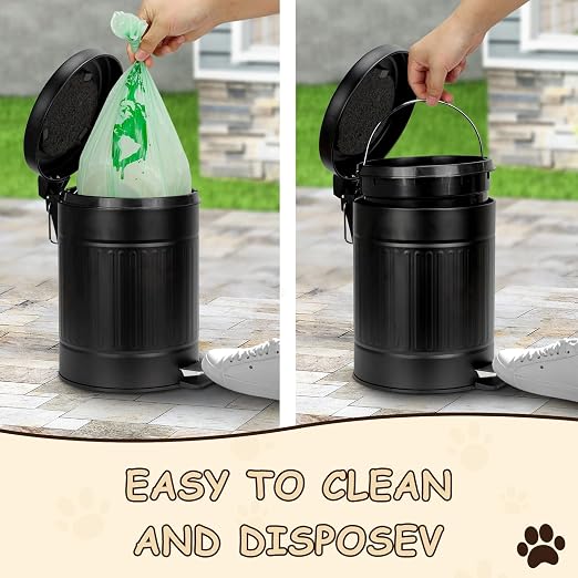 5L/1.3 Gal Dog Poop Trash Can - Image 3