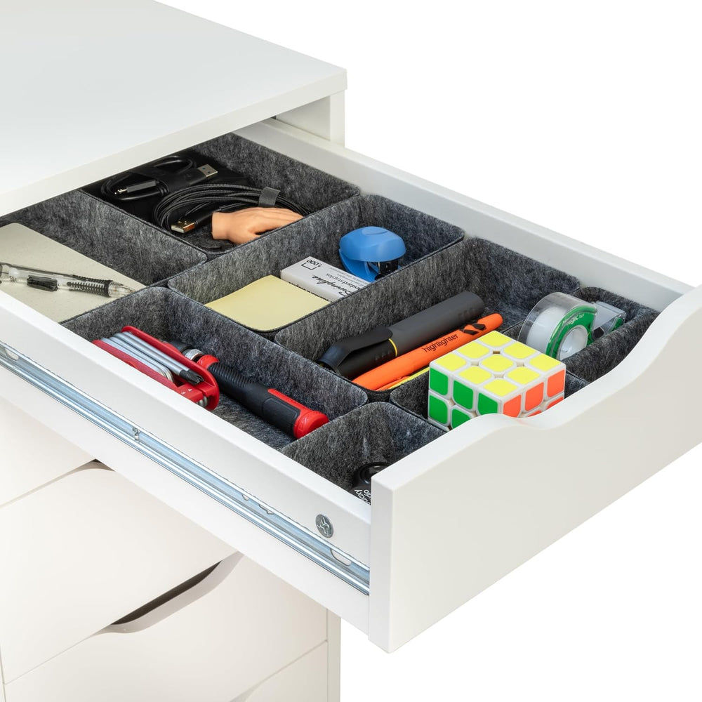 Rajas Goods Drawer Organizer Compatible with Ikea Alex Drawer Unit, 10-Piece ...
