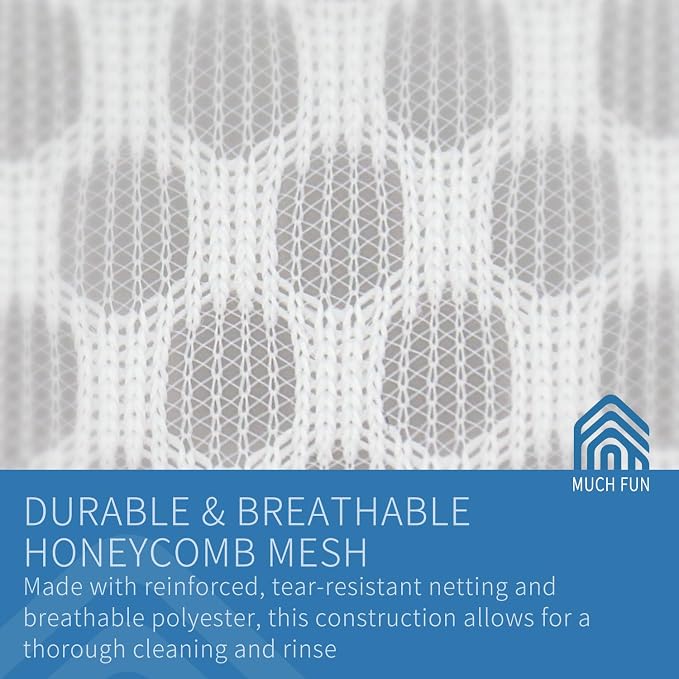 Muchfun 3Pcs Bra Wash Bags, Honeycomb Mesh Laundry Bags - Image 4
