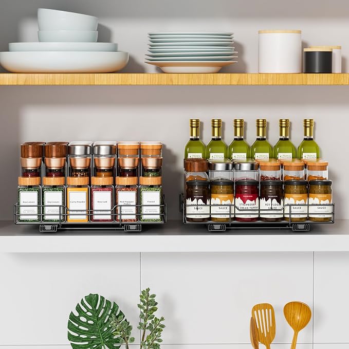 RCHYFEED Pull Out Spice Rack Organizer - Image 9