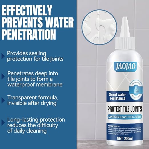 JAOJAO Grout Sealer for Floor Tile, Grout Repair Kit Tile Grout Sealer Shower - Image 2