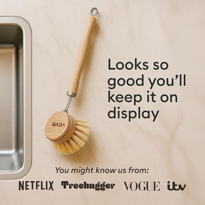 Vove Bamboo Dish Brush, FSC-Certified - Image 6