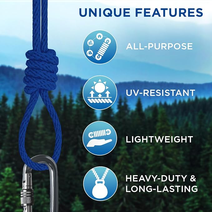 TECEUM Cotton Rope 3/16” – 50 FT – Strong All-Purpose Braided Rope – Natural - Image 4