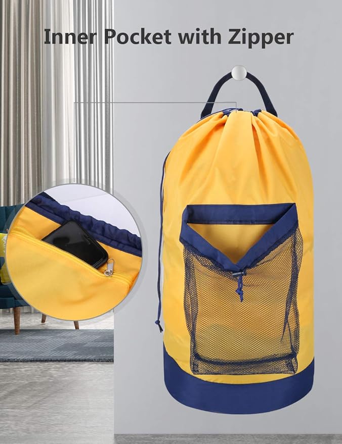 Dalykate Backpack Laundry Bag, Laundry Backpack - Image 4