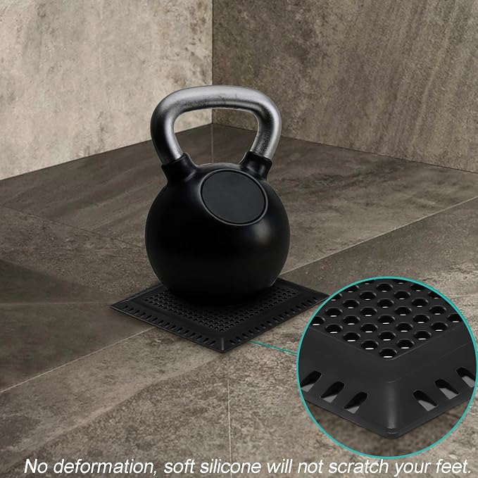 Drain Hair Catcher/Drain Strainer/Square Shower Drain Cover - Image 4