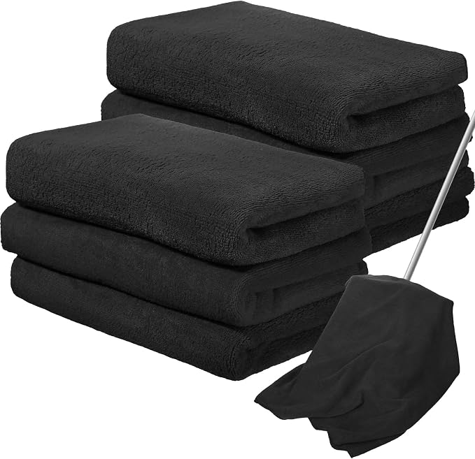 Newwiee 6 Pcs Extra Large Microfiber Cleaning Cloth 30" x 20" Washable Reusable by Newwiee