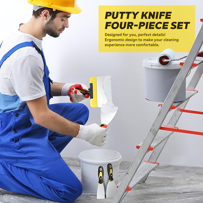 DEKEones Putty Knife Set, Wallpaper Removal and Plaster Scraping - Image 6