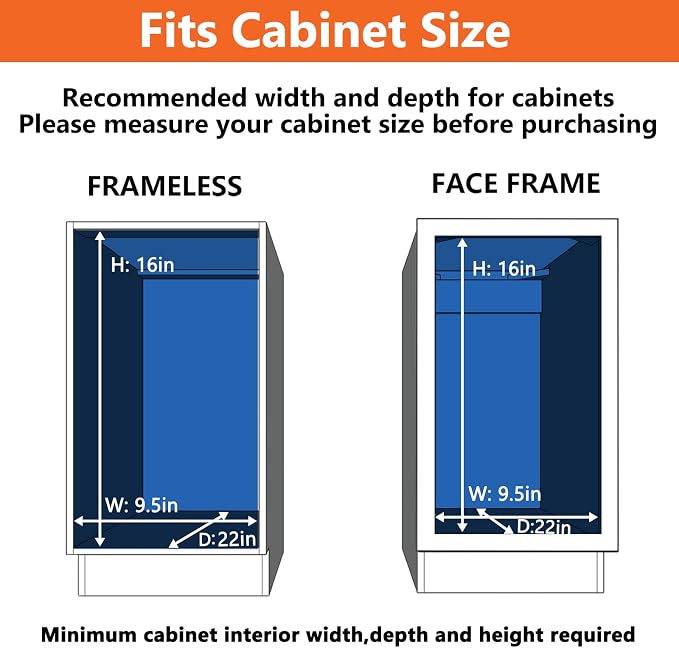 ROOMTEC Individual Pull Out Cabinet Organizer, 2 Tier Spice Rack Organizer - Image 4