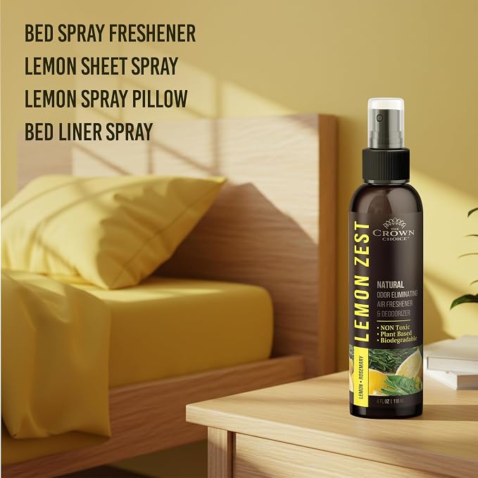 Lemon Zest Natural Air Freshener Spray - Image 8