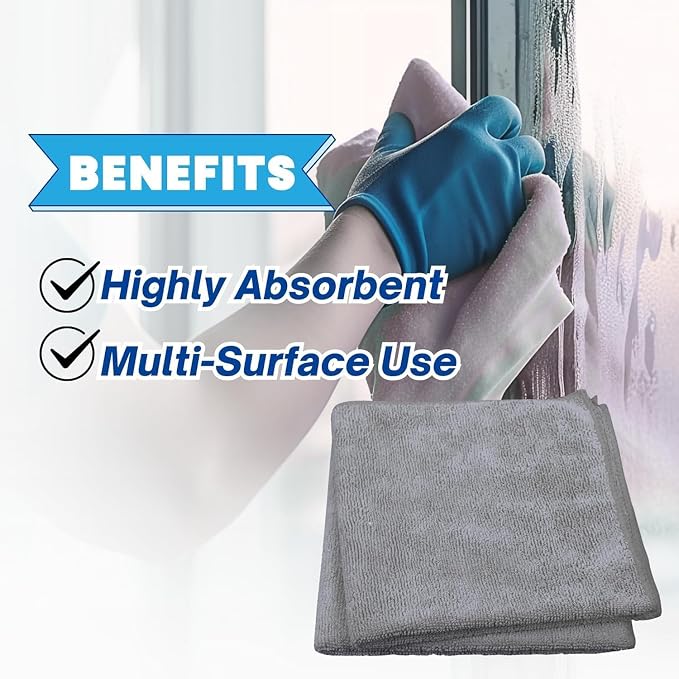 Single Microfiber Cleaning Cloth 40x40 cm - Image 5