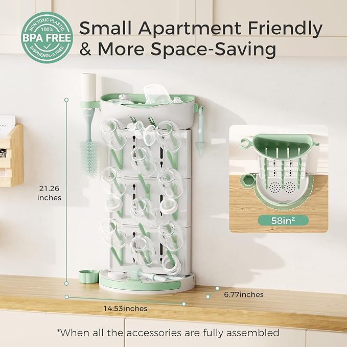 Momcozy DIY Larger Bottle Drying Rack - Image 4