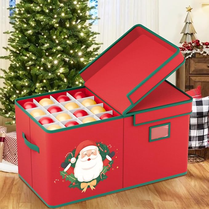 Christmas Ornament Storage Box Christmas Ornament Storage Organizer - Image 2