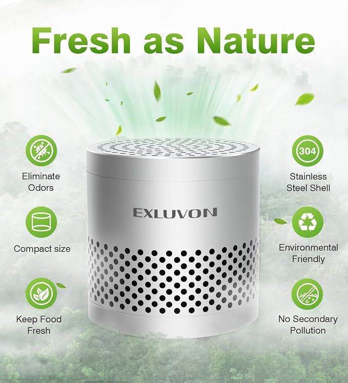 Fridge Deodorizer, Lasts for 10 Years Refrigerator Deodorizer Odor Eliminator - Image 4