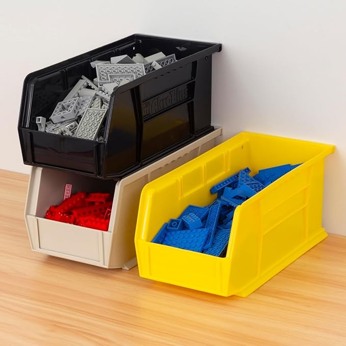 Akro-Mils 30230 AkroBins Plastic Storage Bins, Space-Saving Stackable Bins - Image 2