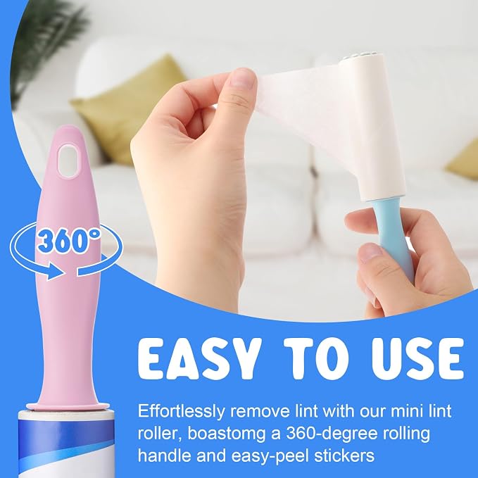 Hushee 24 Pack Bulk Mini Lint Roller - Image 3