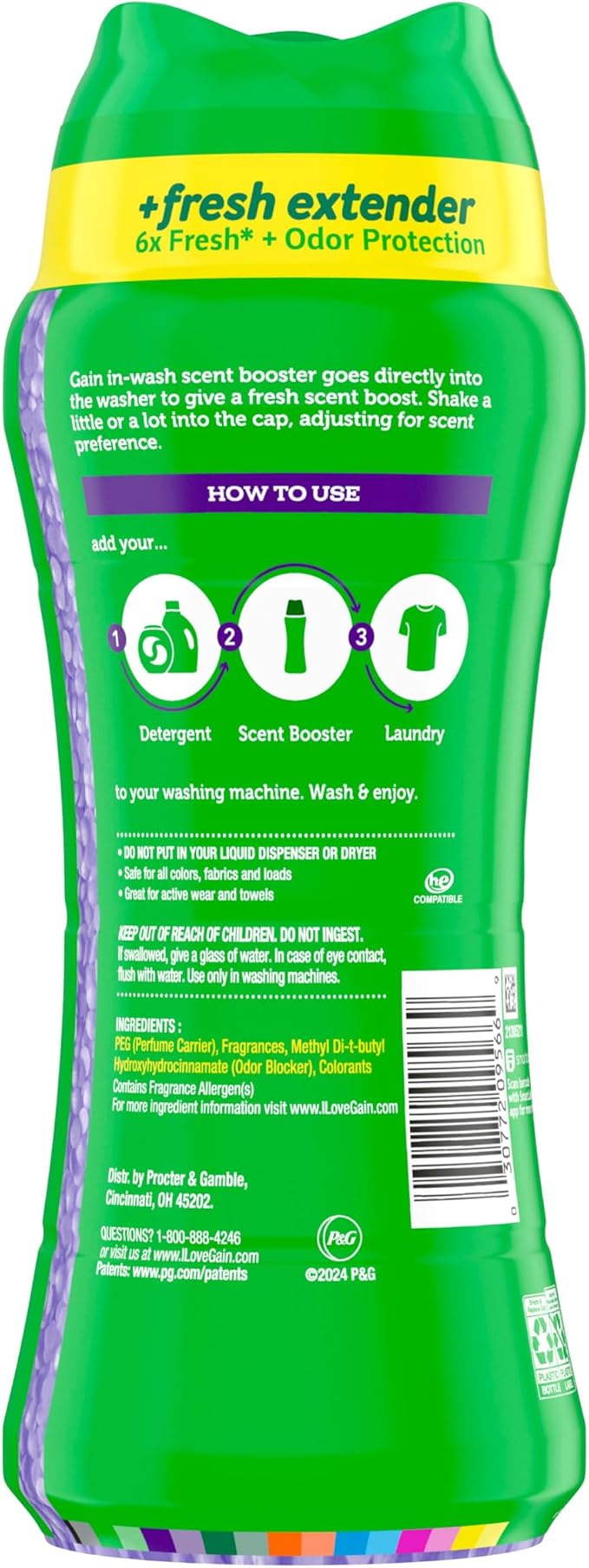 Gain Fireworks In-Wash Scent Booster Beads, Moonlight Breeze, 12.2 oz - Image 10