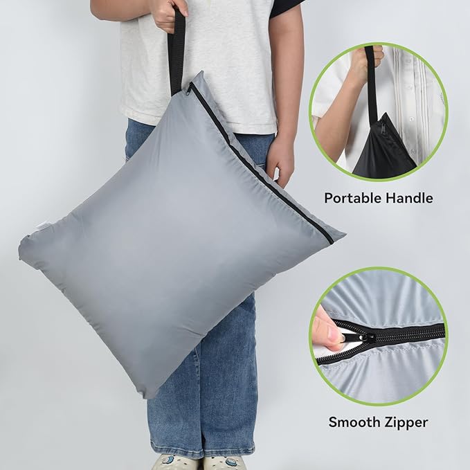 OTraki 2Pcs Exlarge Wet Bag 24x32 inch Reusable Waterproof Wet Dry Bag - Image 4