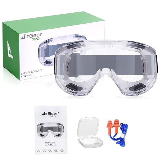 AirGearPro Vision-1000 Anti-Fog Safety Goggles | Impact Resistant Protective - Image 7