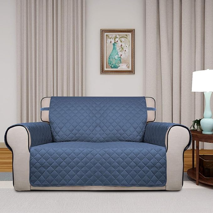 PureFit Reversible Quilted Sofa Cover, Water Resistant Slipcover Furniture - Image 2