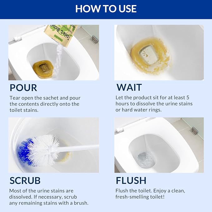 Freelivity Heavy Duty Toilet Bowl Cleaner Powder - Image 4