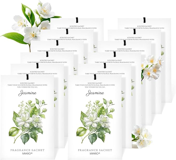 MYARO 12 Packs Jasmine Scented Sachets - Image 9