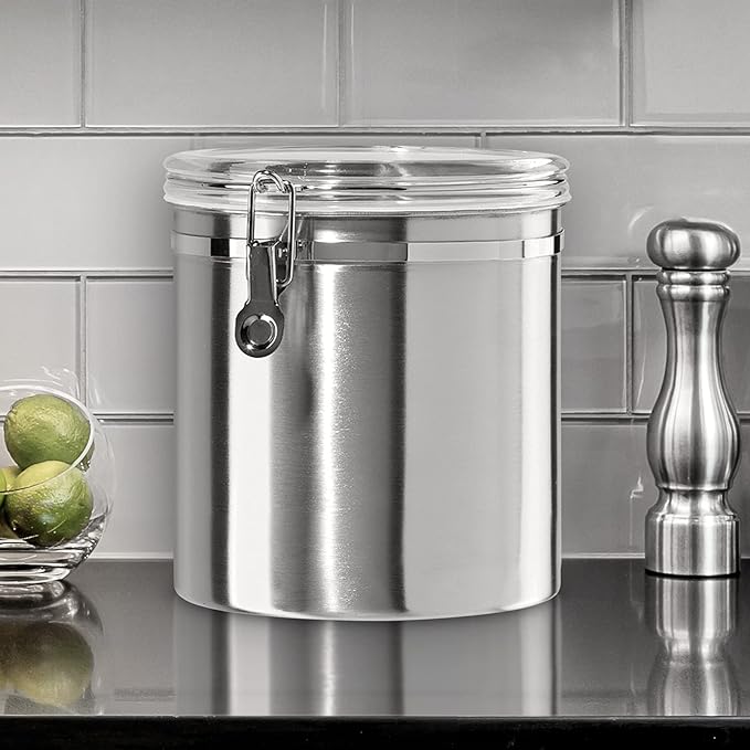 Oggi Stainless Steel Kitchen Canister 152 fl oz - Image 2