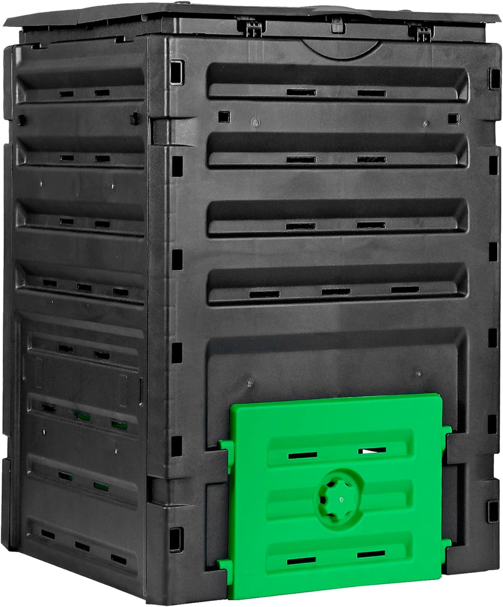 JupiterForce 120 Gallon Large Compost Bin, BPA Free Outdoor Composting Tumble...