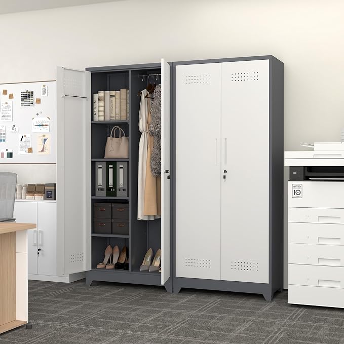 Broom Storage Cabinet, Metal Cabinet - Image 8