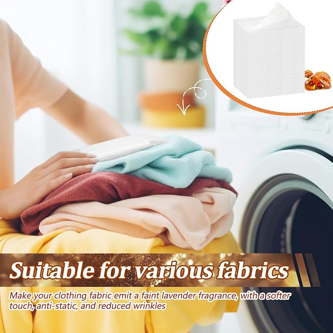 600 Count Dryer Sheets Bulk Fabric Softener Fresh Scent Dryer Sheets Naturally - Image 7