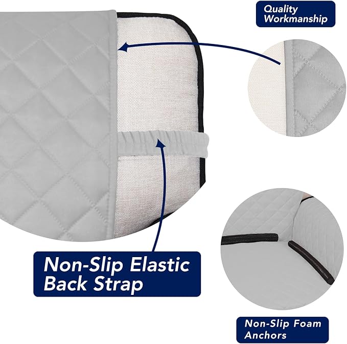 PureFit Reversible Quilted Sofa Cover, Water Resistant Furniture Protector - Image 3