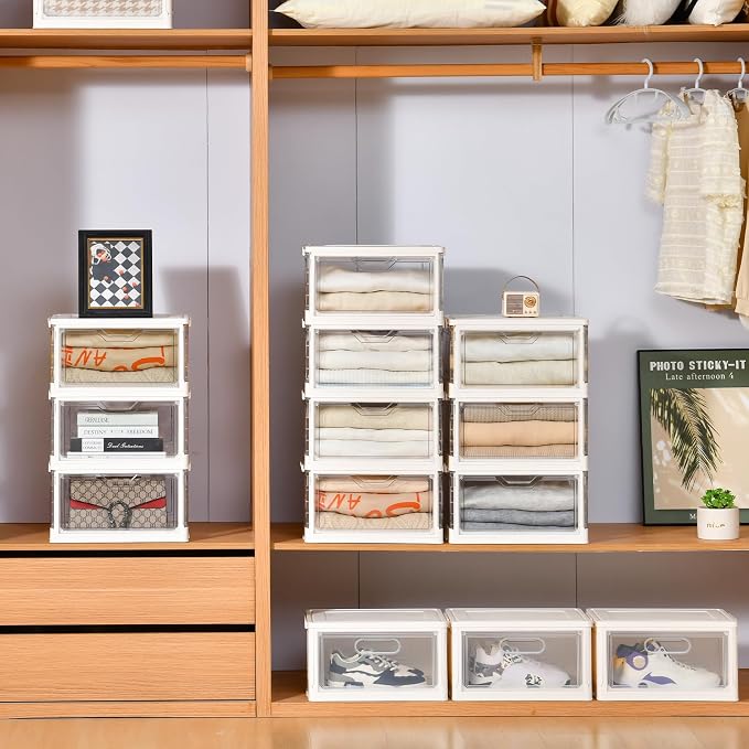 Stackable Plastic Storage Bins - Image 2