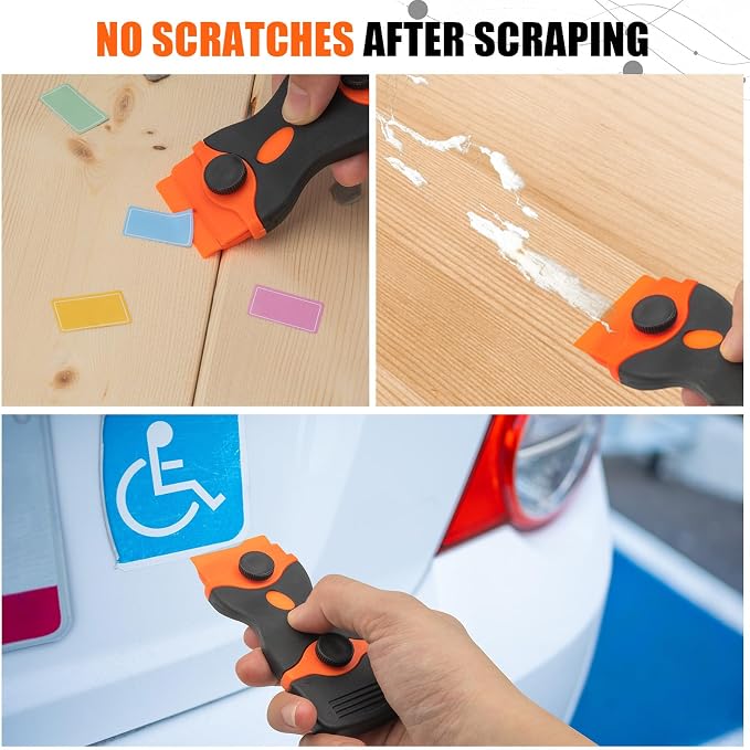 6 Pack Razor Blade Scraper Tool, Razor Scraper, Paint Scraper - Image 6