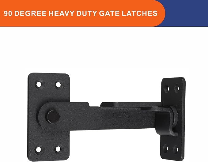Flip Latch Lock, 90 Degre Heavy Duty Gate Latch - Image 7
