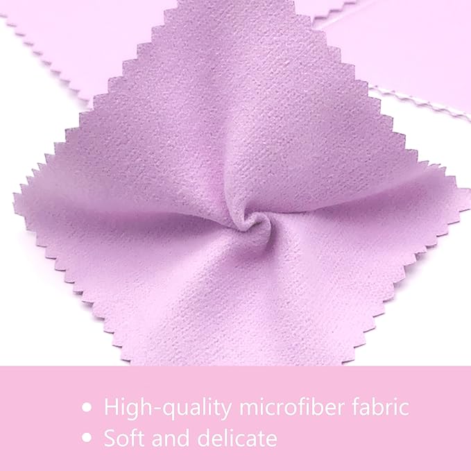 XIAOXINGYUN 120PCS Jewelry Cleaning Cloth Jewelry Polishing Cloths Individually - Image 4