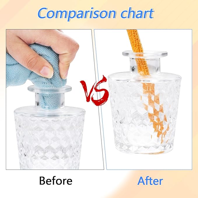 12 Pcs Microfiber Detail Duster Sticks Fan Cleaning Brush Crevice Cleaning Tool - Image 4