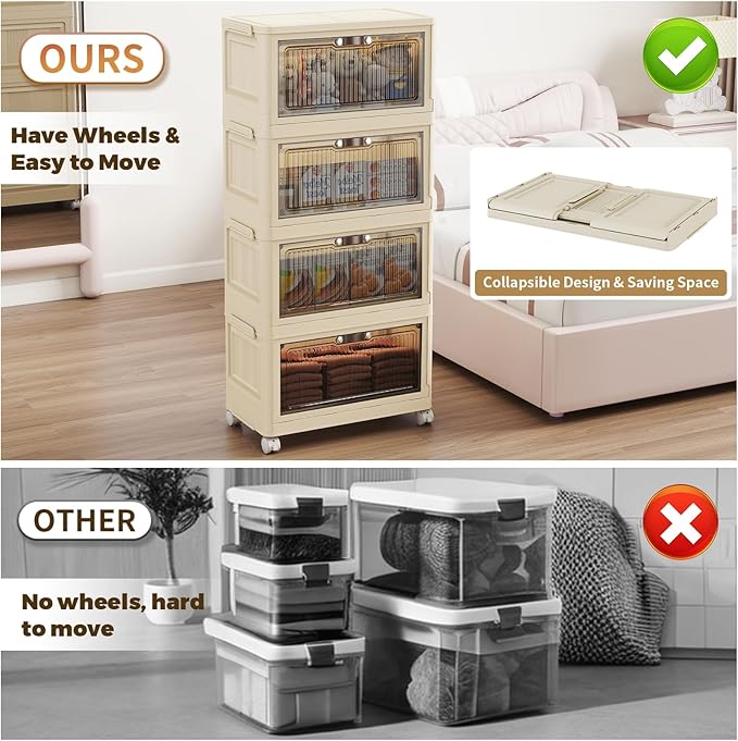 4 Tier - 48QT Storage Bins - Image 3