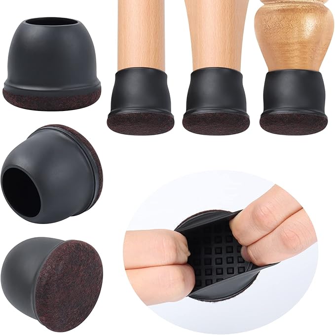 Ezprotekt 8 Pcs Extra Large Chair Leg Protectors by VisittheEzprotekt