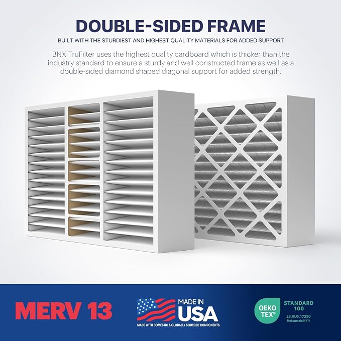 BNX TruFilter 16x25x5 MERV 13 Air Filter - Image 5