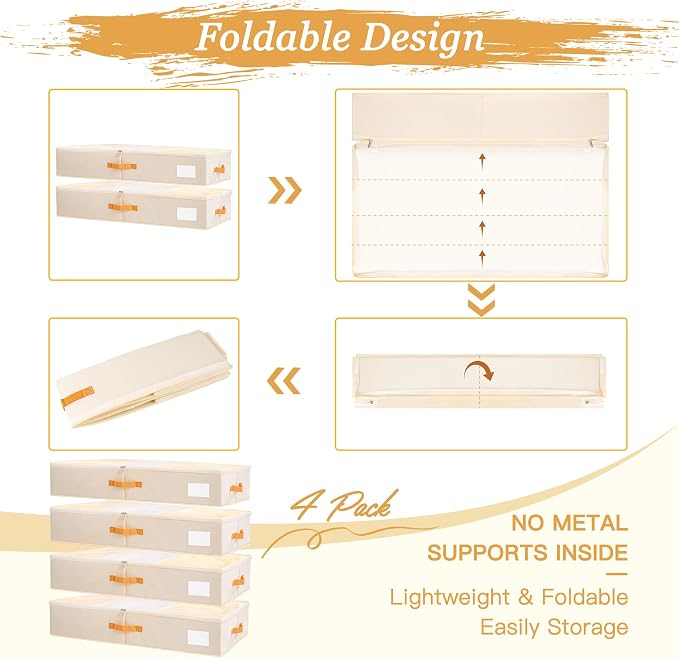 Criusia Under Bed Storage Bins - Image 8