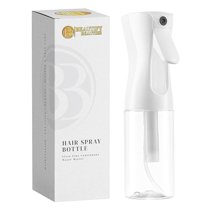 BeautifyBeauties Hair Spray Bottle – Ultra Fine Continuous Water Mister by Beautify+Beauties
