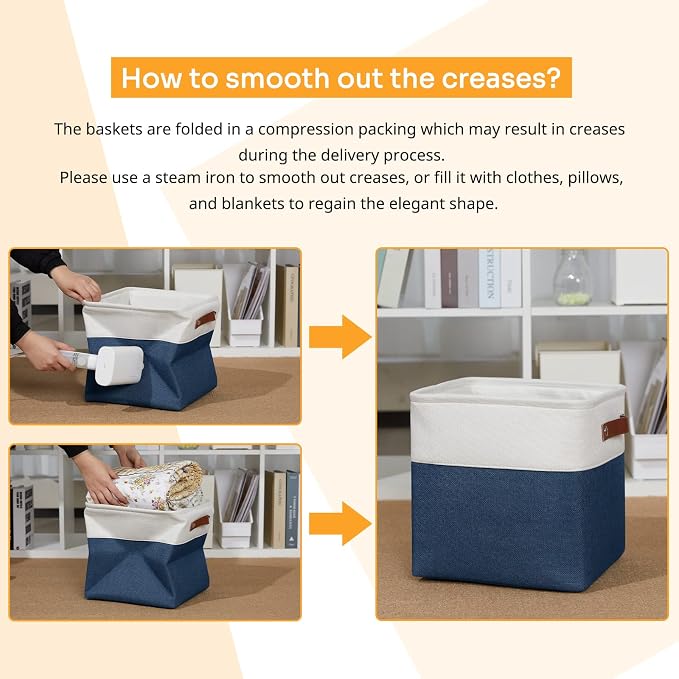 DULLEMELO [Set of 4 Storage Cubes Baskets - Image 6