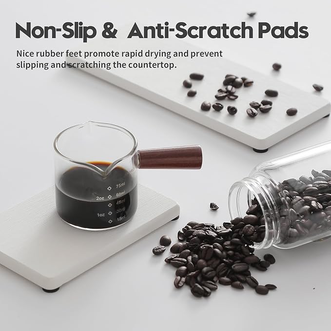 3PCS Bathroom Sink Vanity Trays, Quick Stone Drying Mat Dish Soap Dispenser - Image 5