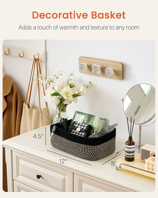 Small Woven Basket, Storage Basket - Image 2