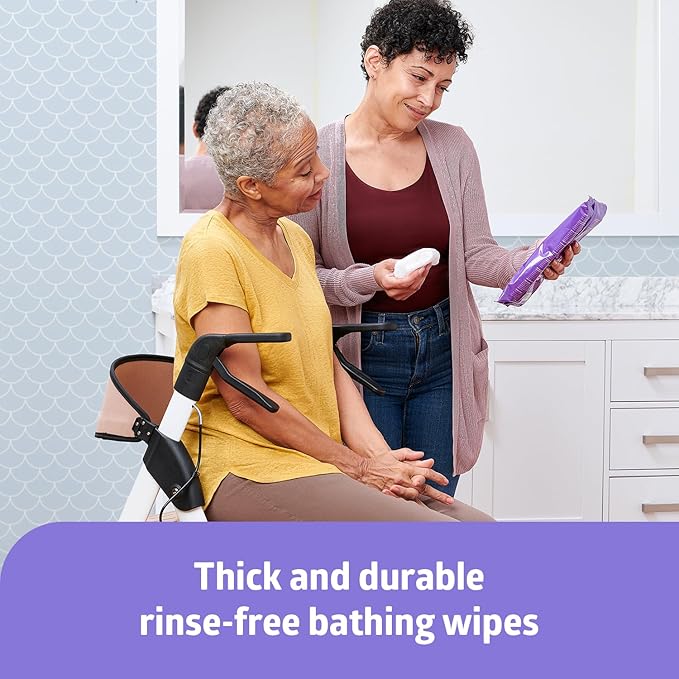 Medline Readybath Body Wipes, Shower and Bath - Image 2