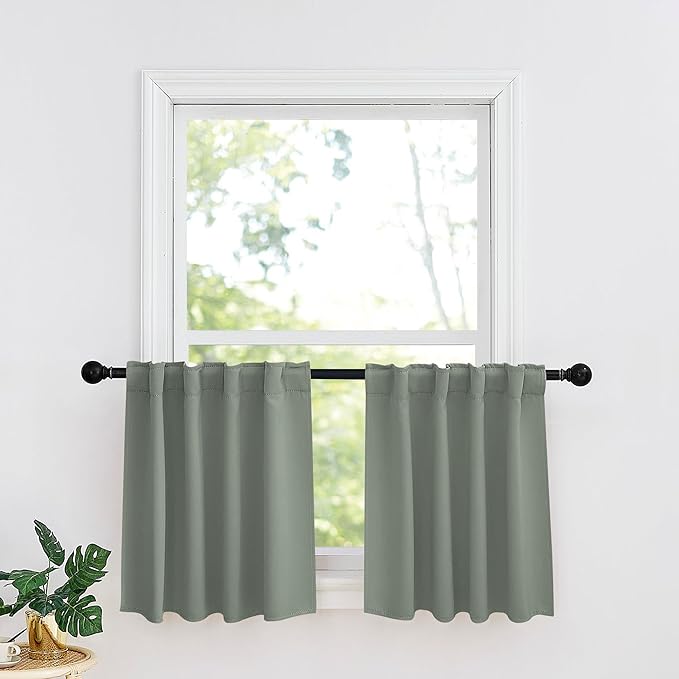 RYB HOME Sage Green Blackout Curtains by RYBHOME
