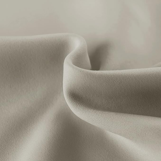 DWCN French Door Curtains – Rod Pocket Thermal Blackout Curtain - Image 4